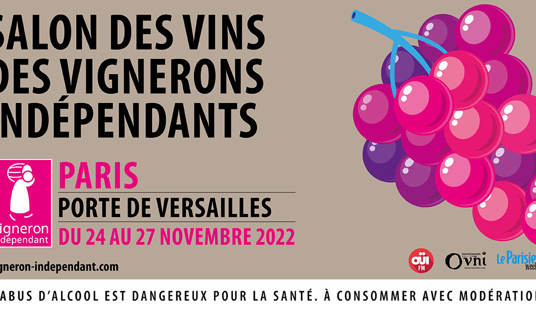 24-27 Nov 2022 Salon des Vignerons Paris Porte de Versailles